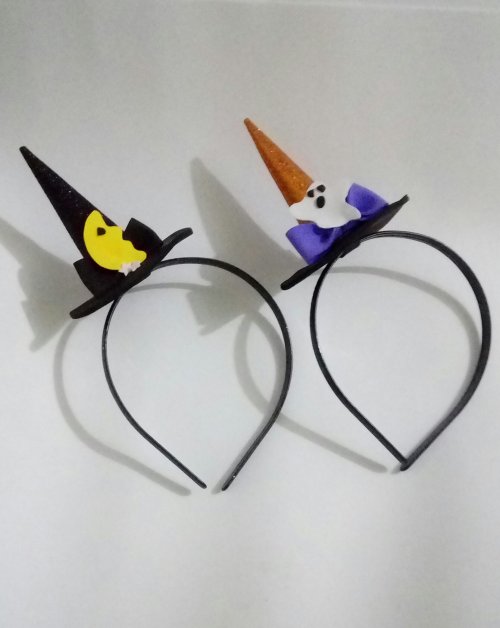 Tiara halloween tipo chapéu chapéu de bruxa