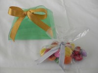 CAIXINHA TRANSPARENTE P/ BOMBOM ou DOCES - 50 UNIDADES