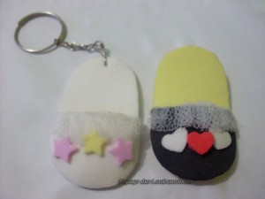 PANTUFA CHAVEIRO DE EVA CHÁ DE COZINHA - 30 unidades
