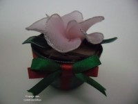 LEMBRANCINHA VASINHO FLOR DE SEDA - 50 UNIDADES