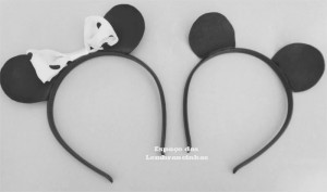 TIARA ORELINHA MINNIE / MICKEY - 50 UNIDADES