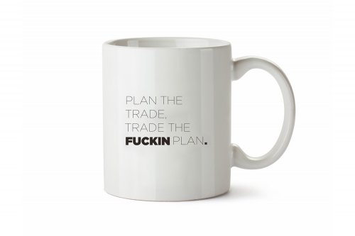 Caneca Fuckin Plan Porcelana Branca