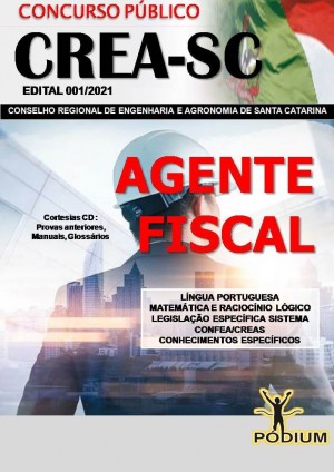 Apostila Crea Sc Agente Fiscal Editora Podium