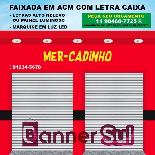 Fachada em ACM