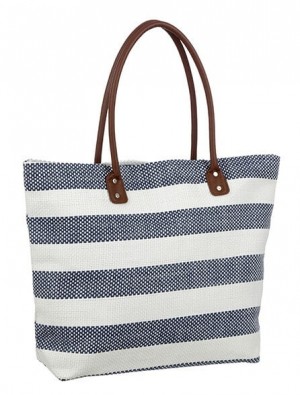 Bolsa de Palha para a praia - Marinho