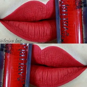 MaHav Batom Líquido Matte Comfort Vermelho Arrasany