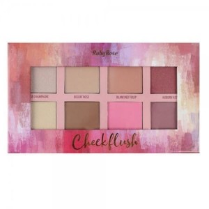 Ruby Rose Paleta Cheek Flush (Blush/Iluminador/Contorno) - HB7507