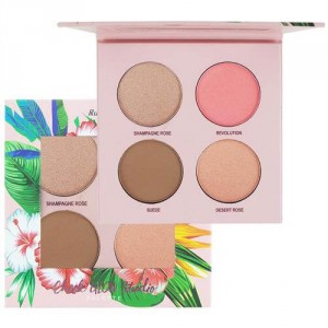 Ruby Rose Paleta Cheek Glow Studio (Blush/Contorno/Iluminador)