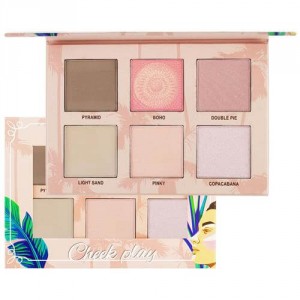 Ruby Rose Paleta Cheek Play (Blush/Iluminador/Contorno) HB7502