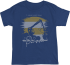 Miniatura - Camiseta Unissex Infantil 100% Algodão - Azul Oceano - Scorpion Listras