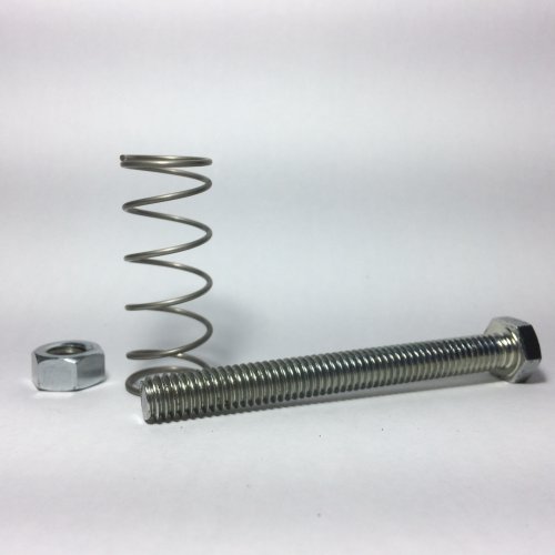 Mola Inox com Parafuso Inox - Carneiro Hidráulico 1" Uma Polegada