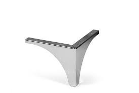 PE CURVE 12CM CROMADO