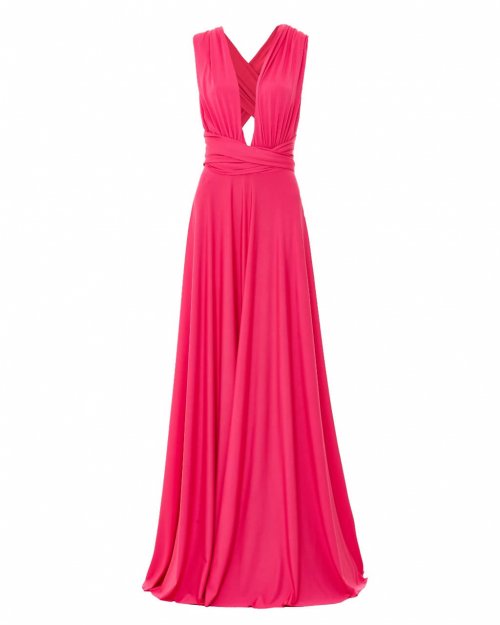 vestido de madrinha cor rosa pink