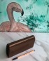 Miniatura - {Marselha} Clutch Bolsa de Mão Festa em Tecido Brilho com Alça Removível e Fecho Magnético (cor Bronze)