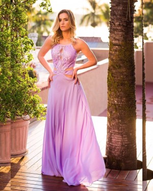 vestido de festa cor violeta