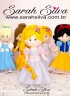 Miniatura - 4 Moldes Princesas da Disney em PDF