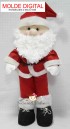 Miniatura -  Papai Noel de feltro com 45 cm em PDF 