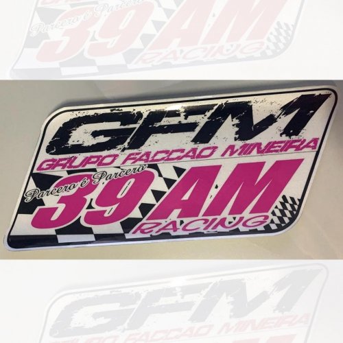 Adesivo GFM Para-brisa Caminhão - 35cm x 18cm  