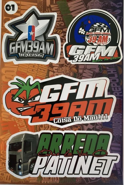 Adesivo sticker GFM 01