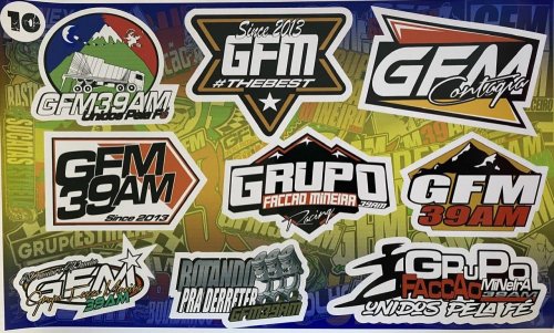 Adesivo sticker GFM 10
