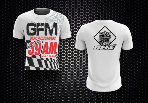 Camiseta Bandeira GFM Vermelha/branco