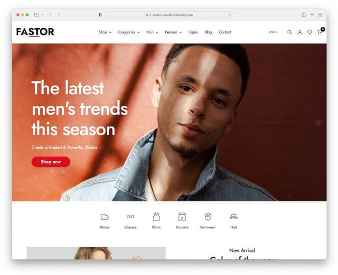 Fastor - Tema para loja Shopify