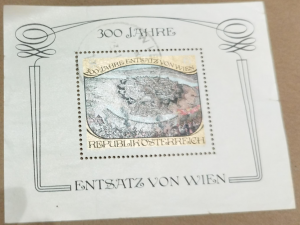 BLOCO DA AUSTRIA -  Österreich Block6 (kompl.Ausg.) gestempelt 1983 Entsatz von Wien