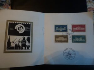 Caderneta Filatélica da Alemanha com 4 selos- Post Gedenkblatt 850 Jahre