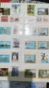 Miniatura - Coleção com 390 selos da Suíça, 125 selos da Nicarágua e 40 selos do Panamá e 24 selos da Rússia em Classificador Rio
