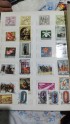 Miniatura - Coleção com 390 selos de CUBA e 63 selos da Rússia em classificador RIO
