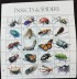 Miniatura - Insetos e aranhas Eua 3c Folha De Selo Conjunto De 20 Selos 