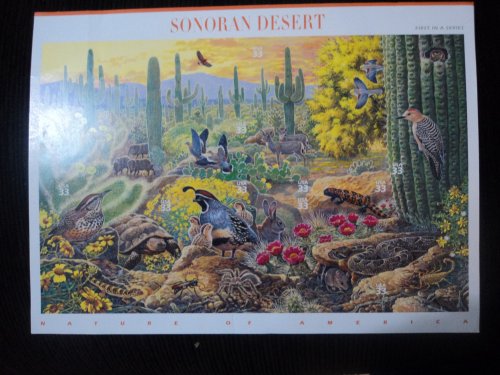 Scott 3293 1999, 33 Centavos Deserto Sonora Edição Folha