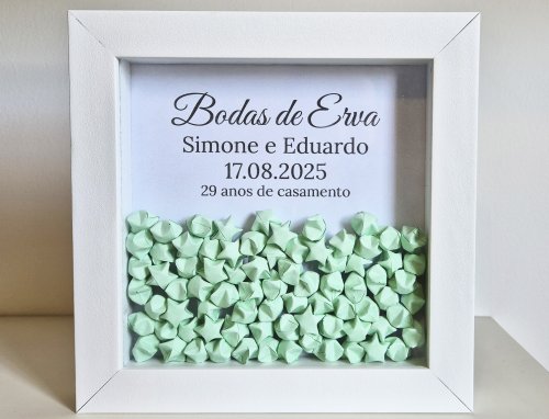 Quadro - Bodas de Erva - 29 anos de casados