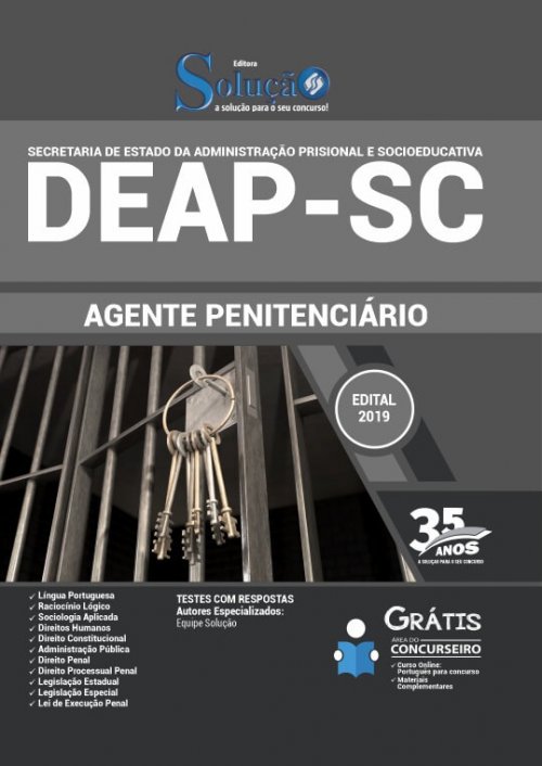 Apostila Deap Agente Penitenciário - Editora Solução