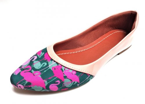 Sapatilha Bico Fino Nude Flamingo - C009