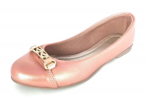 Sapatilha Bico Redondo Bronze NP008