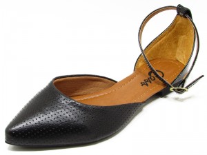 Sapatilha Salomé Bico Fino Preto - 5012SLM Cass Sapatilha Salomé Bico Fino Preto - 5012SLM Cass