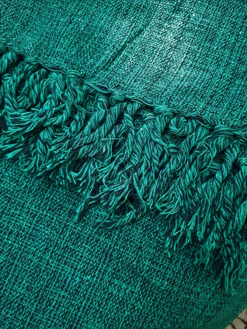 Manta de Sofá Solteiro Verde Mesclado