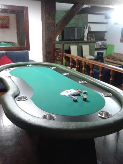 MESA DE POKER TEXAS HOLD´EM LUXO