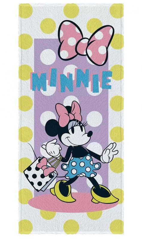 Toalha de banho Felpuda Minnie Mouse - Lepper 