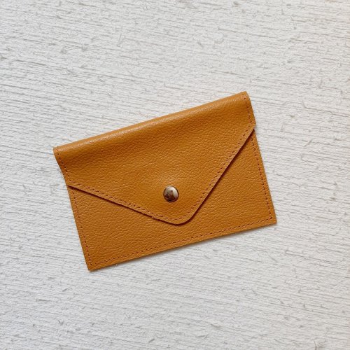 Porta Cartão Envelope - Açafrão