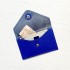 Miniatura - Porta Cartão Envelope - Azul Royal
