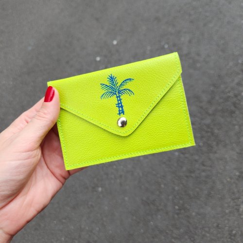 Porta Cartão Envelope - Lima - Pintura Manual   