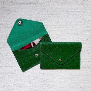 Porta Cartão Envelope - Verde Bandeira Porta Cartão Envelope - Verde Bandeira