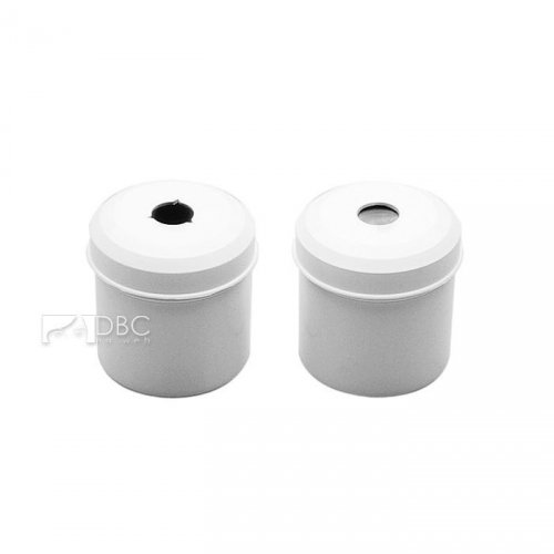 PORTA ALGODAO PLASTICO BRANCO