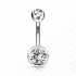 Miniatura - Piercing Umbigo Titânio Zirconia