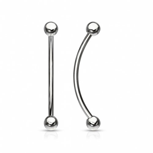 Barbell Curvo Titânio Snake Eyes