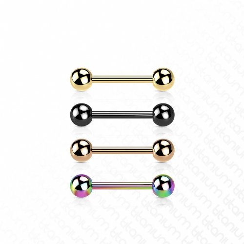 Barbell Língua Mamilo Titânio