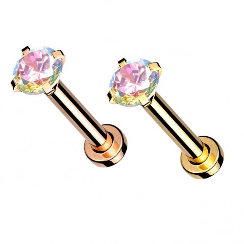 Labret Garra Zircônia Furtacor