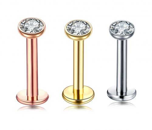 Labret Rosca Interna Cristal